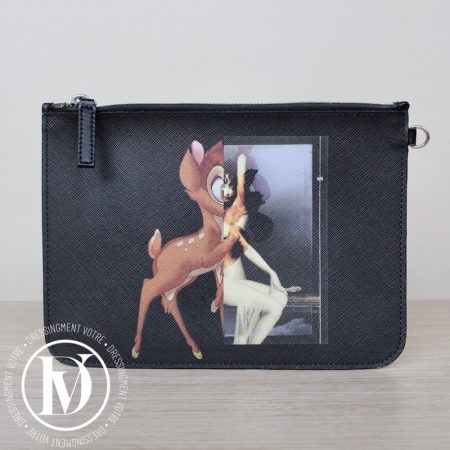 Pochette en cuir noir Bambi - Givenchy Dressingment Votre