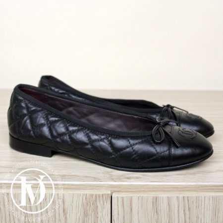 Ballerines en cuir de veau vielli p.36 - Chanel Dressingment Votre