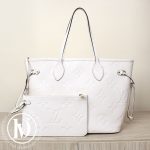 Sac Neverfull MM cuir empreinte crème - Louis Vuitton Dressingment Votre