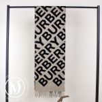Écharpe reversible en cachemire check logo - Burberry Dressingment Votre
