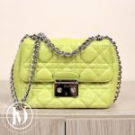 Petit sac Miss Dior en cuir jaune - Dior Dressingment Votre
