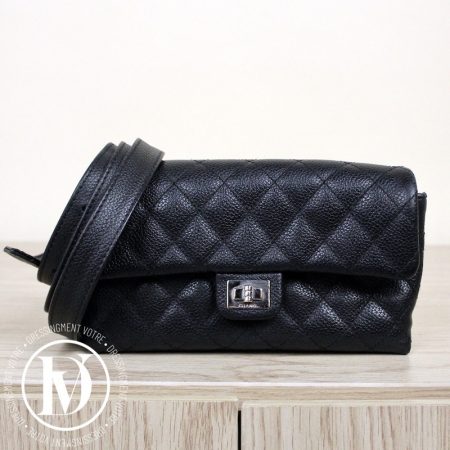Pochette ceinture 2.55 en cuir grainé matelassé - Chanel Dressingment Votre