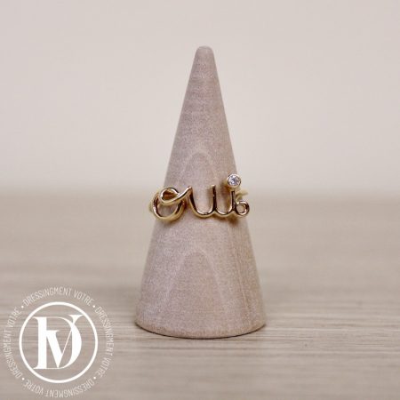 Bague Dioramour en or jaune et diamant t.48 - Dior Dressingment Votre