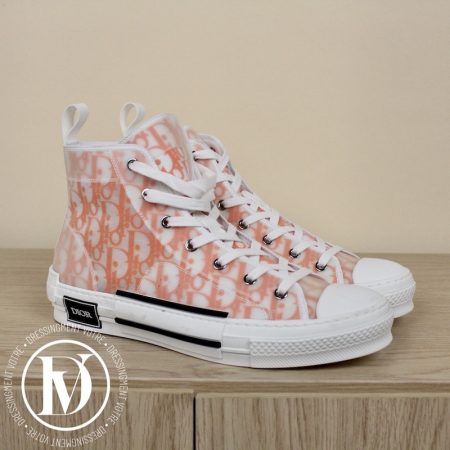 Sneakers B23 haute oblique orange et blanc p.42 - Dior Dressingment Votre