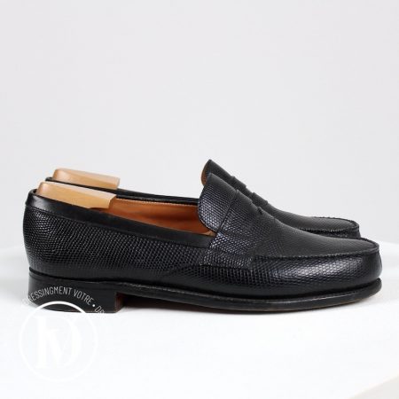 Mocassin 180 en cuir de lézard noir p.41 - J.M. Weston Dressingment Votre