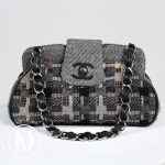 Sac en tweed gris - Chanel Dressingment Votre