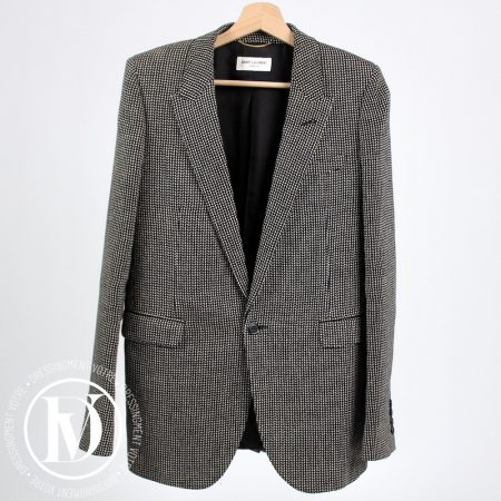 Blazer en laine noir et blanc t.36 - Saint Laurent Dressingment Votre