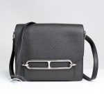 Sac Roulis 23 taurillon clémence noir - Hermès Dressingment Votre