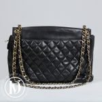 Cabas matelassé vintage en cuir noir - Chanel Dressingment Votre