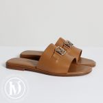Mules en cuir tan p.36 - Hermès Dressingment Votre