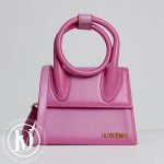 Sac Chiquito Noeud en cuir rose - Jacquemus Dressingment Votre