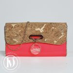 Pochette Riviera en cuir vernis et liège - Christian Louboutin Dressingment Votre