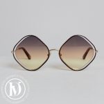 Lunettes de soleil en métal doré - Chloé Dressingment Votre