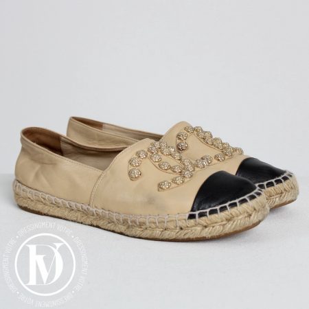 Espadrilles en cuir et clous p.37 - Chanel Dressingment Votre