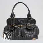 Sac Bay en cuir marron foncé - Chloé Dressingment Votre