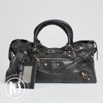 Sac City large en cuir noir - Balenciaga Dressingment Votre