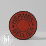 Écusson pour vêtement orange 6,5 cm - Hermès Dressingment Votre