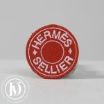 Écusson pour vêtement orange 4 cm - Hermès Dressingment Votre