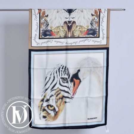 Étole en soie Jungle - Burberry Dressingment Votre