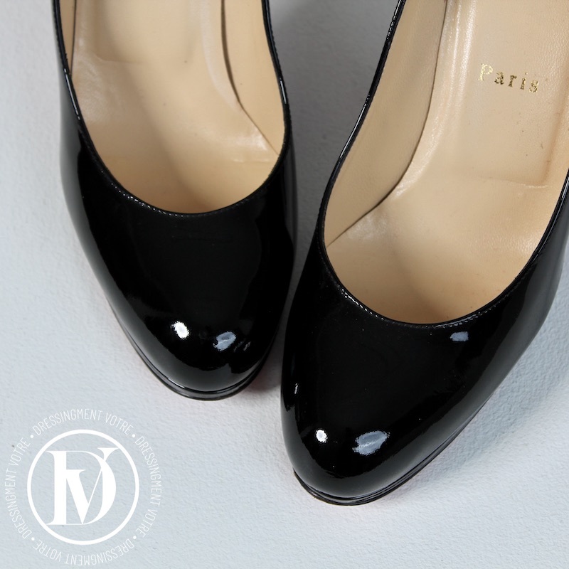 Louboutin ルブタン NEW SIMPLE PUMP 100 希少　38 New Simple Pump 100 Nude Patent Leather EU 38.5 UK 5.5