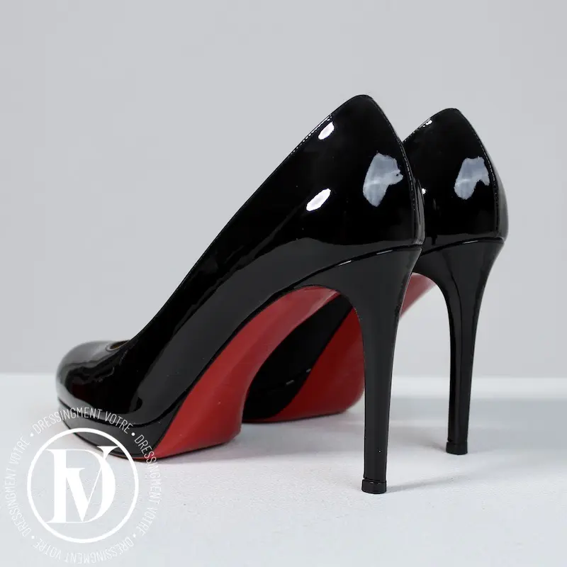 Louboutin ルブタン NEW SIMPLE PUMP 100 希少　38 Christian Louboutin New Simple Pump 100 Patent Calf Black