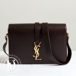 Sac Université en cuir lie de vin - Saint Laurent Dressingment Votre