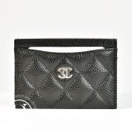 Porte-cartes en cuir caviar noir - Chanel Dressingment Votre