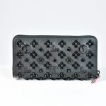 Portefeuille Panettone en cuir et spikes noir - Christian Louboutin Dressingment Votre