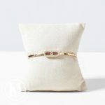 Bracelet jonc Flex Move Uno Pavé MM en or rose t.S - Messika Dressingment Votre