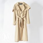 Trench-coat en gabardine de coton beige t.36 - Balmain Dressingment Votre