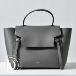 Sac Belt Mini en cuir grainé gris - Céline Dressingment Votre