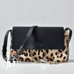 Sac PM Faye en cuir noir et poulain léopard - Chloé Dressingment Votre