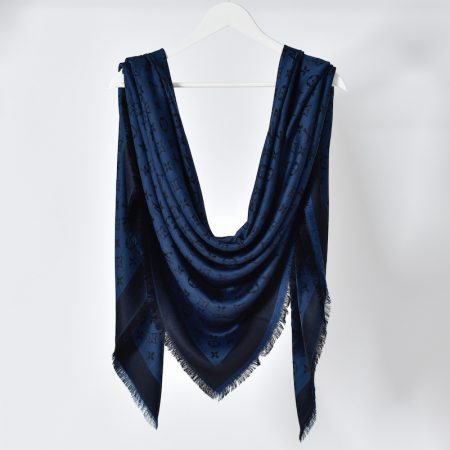 Châle denim monogram bleu nuit - Louis Vuitton Dressingment Votre