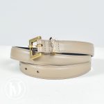Ceinture Cassandre en cuir beige t.70 - Saint Laurent Dressingment Votre