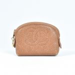 Porte monnaie vintage en cuir caviar gold - Chanel Dressingment Votre
