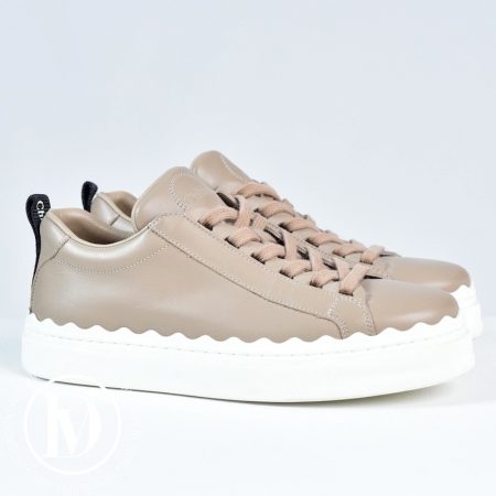 Sneakers basses Lauren en cuir beige p.36 - Chloé Dressingment Votre