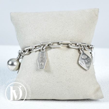 Bracelet vintage charms en argent - Tiffany&Co Dressingment Votre
