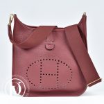 Sac Evelyne 29 taurillon clémence Rouge H - Hermès Dressingment Votre