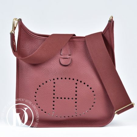 Sac Evelyne 29 taurillon clémence Rouge H - Hermès Dressingment Votre