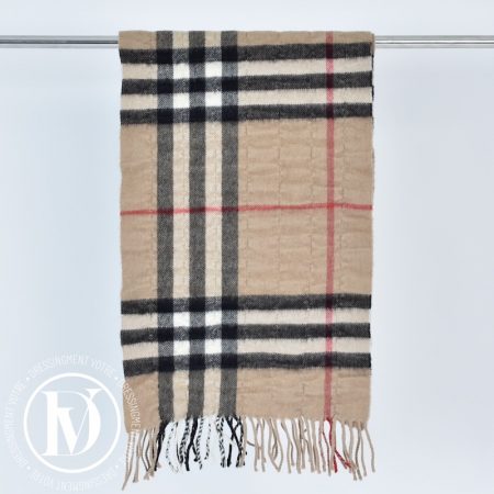 Écharpe tartan en cachemire - Burberry Dressingment Votre
