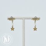 Boucles d'oreilles J'Adior en métal doré - Dior Dressingment Votre