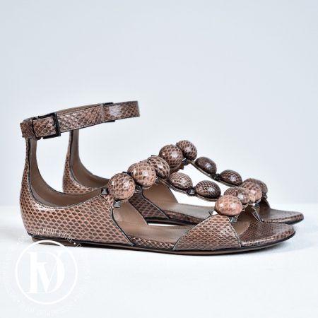 Sandales Bombe en python p.36 - Alaïa Dressingment Votre