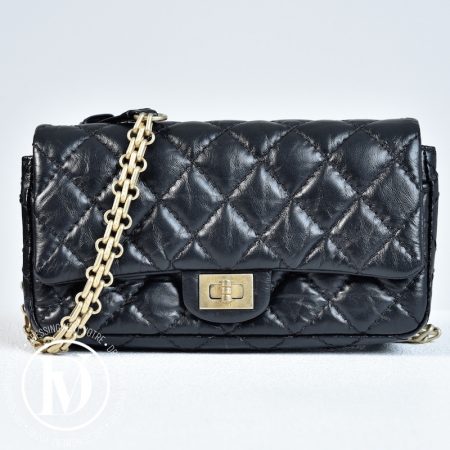 Sac ceinture 2.55 en cuir noir - Chanel Dressingment Votre
