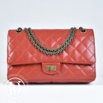 Sac 2.55 en cuir matelassé rouge - Chanel Dressingment Votre