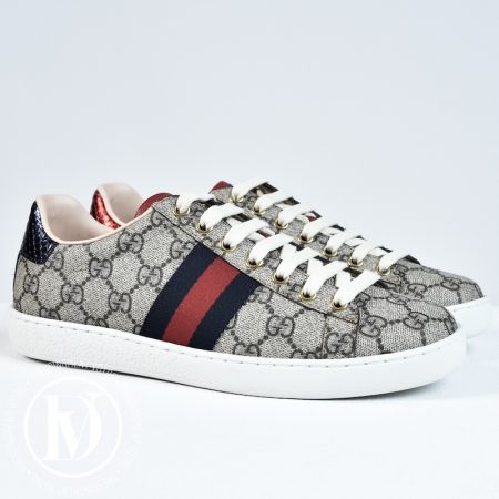Sneakers Ace toile enduite GG bande web p.37 - Gucci Dressingment Votre