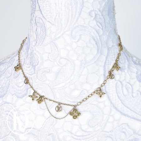 Collier Blooming en métal doré - Louis Vuitton Dressingment Votre