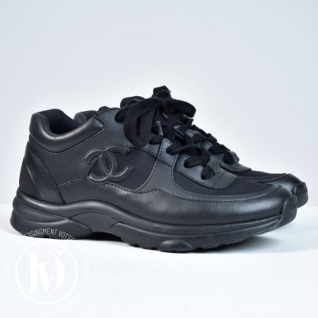 Baskets Uniform en cuir noir p.36 - Chanel Dressingment Votre