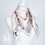 Carré 90 en twill de soie rose pâle - Chanel Dressingment Votre