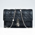 Pochette / WOC Daily My Dior en cuir noir - Dior Dressingment Votre