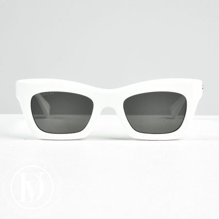Lunettes de soleil acétate blanc à logo - Gucci Dressingment Votre